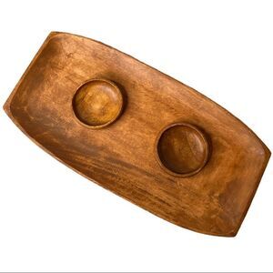 Beekman Home Acacia Wood Charcuterie Board and Bowls NWOT